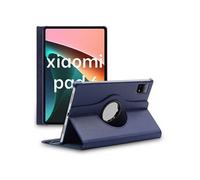 Housse pour Xiaomi Pad 6, Pad 6 Pro Support Rotatif 360 PU Cuir, Bleu Foncé