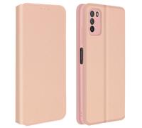 Housse pour Xiaomi Poco M3 Étui Folio Portefeuille Fonction Support Rose champagne