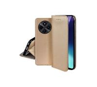 Housse pour Xiaomi Redmi 14C et Poco C75 - etui coque pochette portefeuille + film ecran - OR MAGNET -