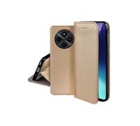 Housse pour Xiaomi Redmi 14C et Poco C75 - etui coque pochette portefeuille + verre trempe - OR MAGNET -