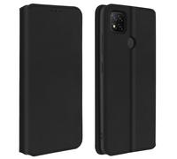 Housse pour Xiaomi Redmi 9C Étui Folio Portefeuille Fonction Support Noir