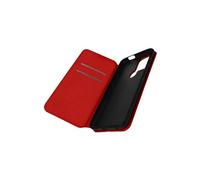 Housse pour Xiaomi Redmi A1 et A2 Clapet Portefeuille Fonction Support Vidéo rouge