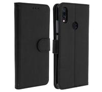 Housse pour Xiaomi Redmi Note 7 Étui Portefeuille Support Stand Noir
