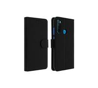 Coque et étui téléphone mobile Avizar Housse pour Xiaomi Redmi Note 8 et Note 8 2021 Porte-cartes Support Vidéo Noir