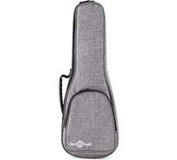Housse Premium pour Ukulélé Soprano par Gear4music, Gris Gris
