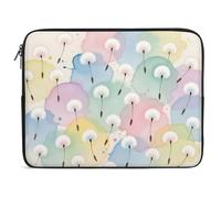 Housse professionnelle pour ordinateur portable avec impression aquarelle résistante à la décoloration - Étui en néoprène résistant aux chocs pour appareils et tablettes de 10/12/13/15/17 pouces (H