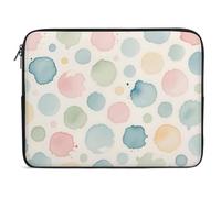 Housse professionnelle pour ordinateur portable avec impression aquarelle résistante à la décoloration, étui en néoprène résistant aux chocs pour appareils et tablettes de 10/12/13/15/17 pouces (G, 10