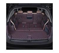 Housse Protection Coffre Voiture Tapis Coffre Arrière en Similicuir Imperméable pour Accord 7e Génération (2004-2007)(Black with Red)