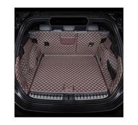 Housse Protection Coffre Voiture Tapis Coffre Arrière en Similicuir Imperméable pour Accord 7e Génération (2004-2007)(Brun)