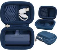 Housse Protection Compatible Avec Iwalk/Veger/Charmast Compact De 4800/4500/3350mah 5000mah Batterie Externe Chargeur Power Bank(Bleu,Housse Only)