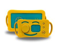 Housse Protection Compatible Lunii - Coque Kalycase Silicone pour Conteuse Histoires Luni - V1 V2 V3 (Jaune)