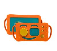 Housse Protection Compatible Lunii - Coque Kalycase Silicone pour Conteuse Histoires Luni - V1 V2 V3 (Orange)