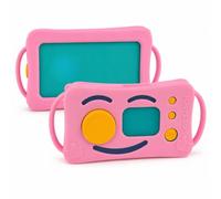 Housse Protection Compatible Lunii - Coque Kalycase Silicone pour Conteuse Histoires Luni - V1 V2 V3- Pink Girly (Pink Girly)
