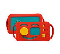 Housse Protection Compatible Lunii - Coque Kalycase Silicone pour Conteuse Histoires Luni - V1 V2 V3 (Rouge)