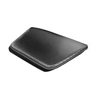 Housse Protection Console Centrale Voiture Accoudoir Central Garniture Coussin, Décoration Intérieure, Pour Volvo XC60 19-20 Protecteur(Black-White)