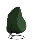 Housse Protection Fauteuil Suspendu Housse de protection for chaise suspendue avec protection solaire anti-UV, for balançoire de jardin, imperméable, en rotin(Green,190x115cm)