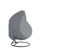 Housse Protection Fauteuil Suspendu Housse de protection for chaise suspendue avec protection UV et protection solaire, imperméable, en rotin, for balançoire de jardin(Grey,190x115cm)