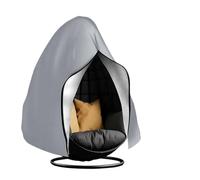 Housse Protection Fauteuil Suspendu Housse De Protection Imperméable For Chaise Suspendue, For Balançoire D'extérieur, En Rotin Et Osier(Grey,230X200CM)