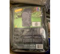 Housse protection GRISE pour jardin chaise empilable 110-150 x 65 x 65 cm 79320