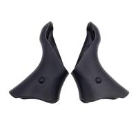 Housse Protection Silicone pour Vélo Housse manette de frein design confort | Housse silicone Paire housses caoutchouc souple noir antidérapantes universelles remplacement élégant pour cintre vélo