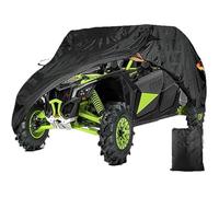 Housse Protection UTV pour John Deere Gator TS Base（2-Seat） 2011-2026 | Bâche Extérieure Quad Anti Poussière All Weather Oxford Résistant Vent Noir Pliable