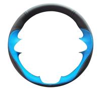 Housse protection volant Housse Protection Antidérapante Volant Voiture Accessoires D'intérieur Pour Citroën C5 C8(Blue and black)