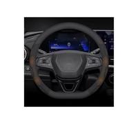 Housse Protection Volant Voitur pour pour Aveo pour Bolt pour Cavalier pour Cruze pour Onix pour Orlando pour Spark pour Lacetti pour Tracker Housse Volant en Forme D(D Orange)