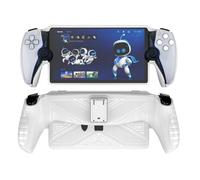 Housse protectrice en TPU Pour Sony PlayStation Portal Housse protectrice avec support pour console de jeu Housse anti-rayures pour manette de console, facile à prendre en main (White)