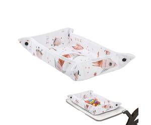 Housse protectrice pour tablette d'avion | Imperméable avec poche et motif dessin animé enfantin,Protection De Tablette Pour Voyage En Avion | Pour repas en voiture, voyages, jeux et activités d'éveil