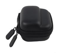 Housse PU Leather Compacte pour Insta360 Go3S | Matériau EVA dur, PU extérieur, doublure pour velours douce, protection maximale contre chocs(Black)