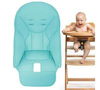 Housse PU Pour Chaise Haute Bebe, Coussin Housse Salle Chaise Haute Siège Cuir Doux Et Respirant Pour Enfant, Siège Similicuir D'origine Compatible Avec Peg Perego, Siesta Zero3, Baoneo, Kosmic Jané