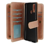 Coque et étui téléphone mobile AVIZAR Housse pour Realme 7i Portefeuille Multi-compartiments Fonction Support Rose champagne