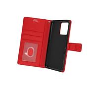 Housse Realme 9 Pro Plus et 9 4G Clapet Portefeuille Stand Vidéo rouge