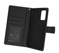 Housse pour Realme GT Neo 2 et GT 2 Aspect Grainé Clapet Portefeuille Support Vidéo Noir