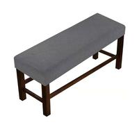 Housse rectangulaire en Tissu élastique, pour Tabouret, Pouf, Banc et siège de Chaise, Protection de Meubles Lavable et Durable B L160-180cmW35-50cmH20cm