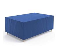 Housse rectangulaire imperméable et résistante pour meubles de jardin, 270 x 180 x 89 cm, tissu Oxford 420D, coupe-vent, indéchirable, protection UV pour terrasse et cubes