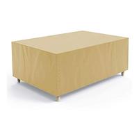 Housse rectangulaire pour meubles de jardin d'extérieur - 180 x 120 x 120 cm - Imperméable 420D - En tissu Oxford indéchirable - Coupe-vent et anti-UV - Convient aux ensembles de patio et aux cubes
