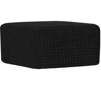 Housse Rectangulaire pour Pouf Repose-Pieds Carré pour Canapé Housse de Tabouret avec Fond Élastique Protection en Tissu Extensible pour Repose-Pieds de Salon (Couleur 3 Grande Taille)