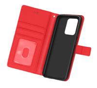 Housse pour Xiaomi Redmi Note 10 5G et Xiaomi Poco M3 Pro Porte-carte Fonction Support Vidéo Rouge