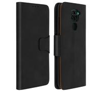 Housse pour Xiaomi Redmi Note 9 Étui Folio Porte-carte Fonction Support Vintage Noir