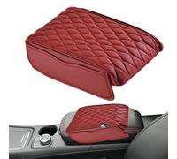 Housse rembourrée pour console centrale de voiture - Coussin d'accoudoir | Avec housse en cuir - Housses d'accoudoir de voiture pour SUV, course automobile, caravane, camion, minivan