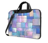 Housse rembourrée pour ordinateur portable 15,6" Motif irisé Aqua Tones Pour homme et femme