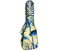 Housse rembourrée pour ukulélé de concert de 58,4 cm, imperméable et durable, collection guitare blanche et noire, Multicolore 02, 25.9x9x3.1in/66x23x8cm, Organiseur de sac