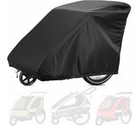 Housse Remorque Vélo pour Hamax Pluto M | Imperméable, Anti-UV, Résistant au Vent et Neige, Cordon de Serrage, Tissu Oxford 420D