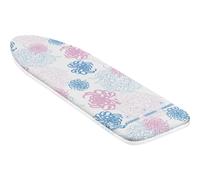 Leifheit Cotton Classic M Couche supérieure de housse de planche à repasser Coton Rose, Blanc