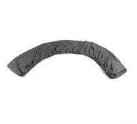Housse résistante aux déchirures pour kayak fabriquée à partir de tissu Oxford 210D avec propriétés résistantes au soleil et à la pluie et fermeture élastique des bords (4,1 à 4,5 m, noir)