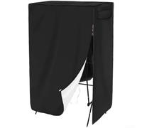 Housse rétro pour machine d'arcade - Respirante et résistante aux intempéries - Avec cordon de serrage - Pour consoles de style basket-ball - Rangement intérieur - 129,5 x 63,5 x 216 cm - PVC 600D