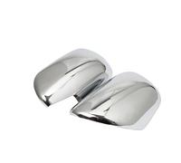 Housse Rétroviseur D'aile Couvercle Rétroviseur Chromé Pour Toyota Pour Land Cruiser Pour Prado 120 FJ120 2003 - 2009 Couvercle Latéral Capuchon Vue Arrière 2 Pièces Coques Rétroviseur Voiture