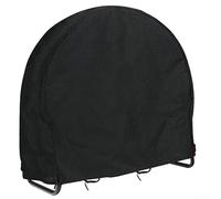 Housse robuste de 101,6 cm pour bûches de bois de chauffage avec tissu Oxford imperméable, fermeture à boucle coupe-vent et fermeture éclair avant pour un accès facile au bois de chauffage