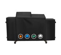 Housse robuste en polyester 600D compatible avec Pit Boss Charleston 1020 Barbecue à granulés à gaz Combo PB1020NX Barbecue à granulés de bois avec poignées, protection contre les intempéries, housse